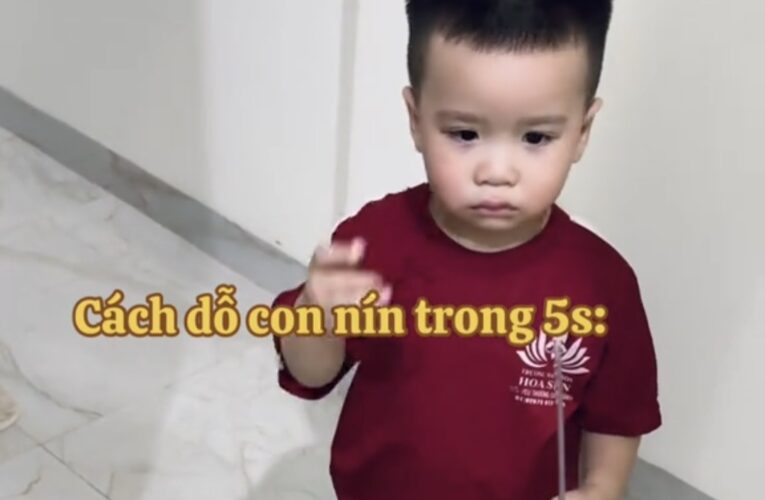 Cách dỗ con nín trong 5 giây, truyền thống vẫn thắng hiện đại